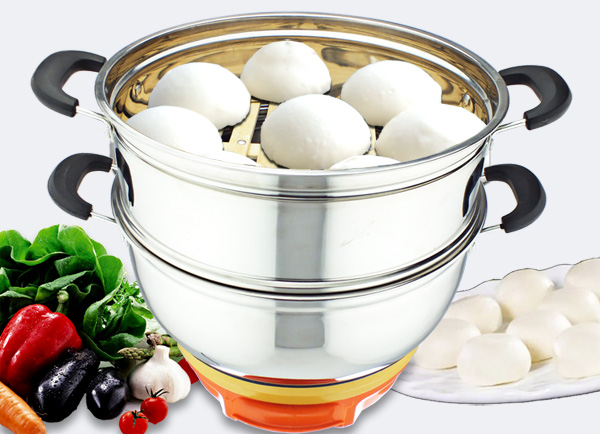 电热锅食谱-蒸馒头